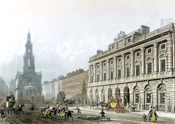 View of Somerset House, from the Strand