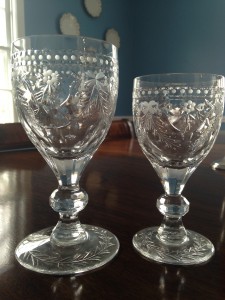 William Yeoward Regency Reproduction Glassware, "Isabel" pattern